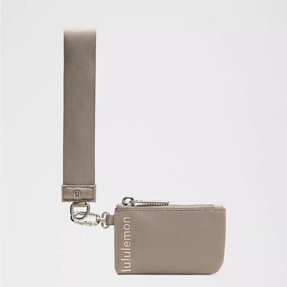 Lululemon Dual Pouch Wristlet- Warm Ash Grey/Light Ivory - Picture 5 of 7